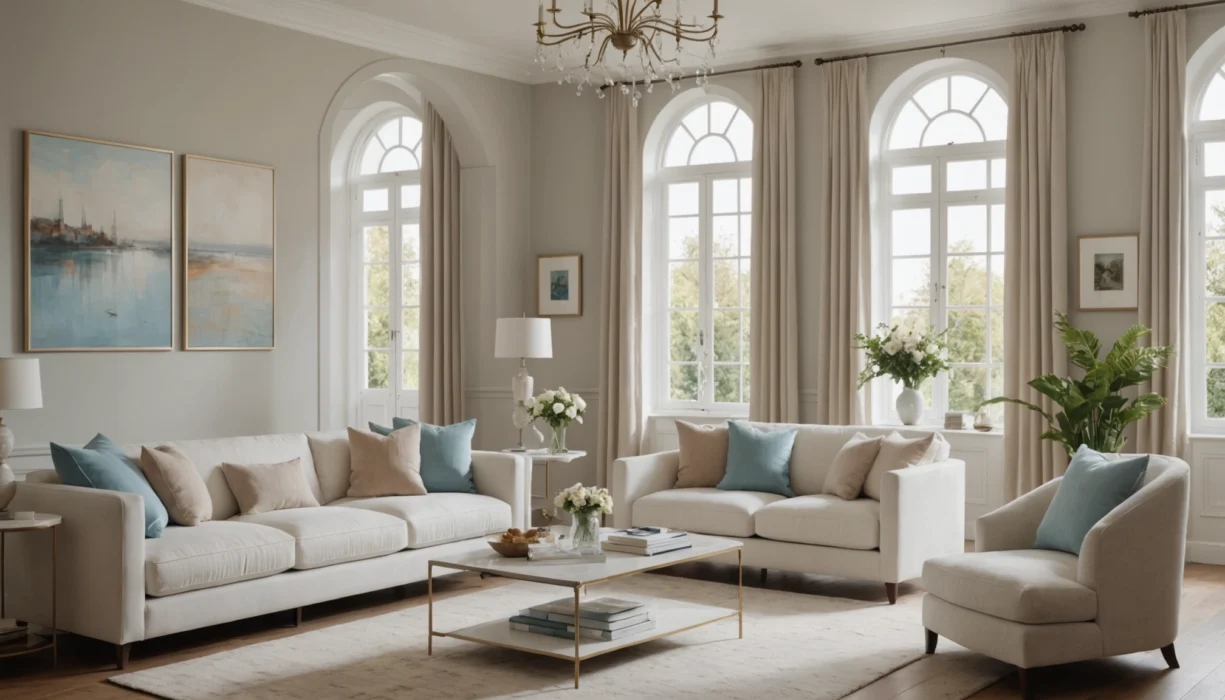 couleur de mur pour meubles blancs